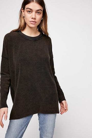 Washed Ashore Solid Pullover By Free People